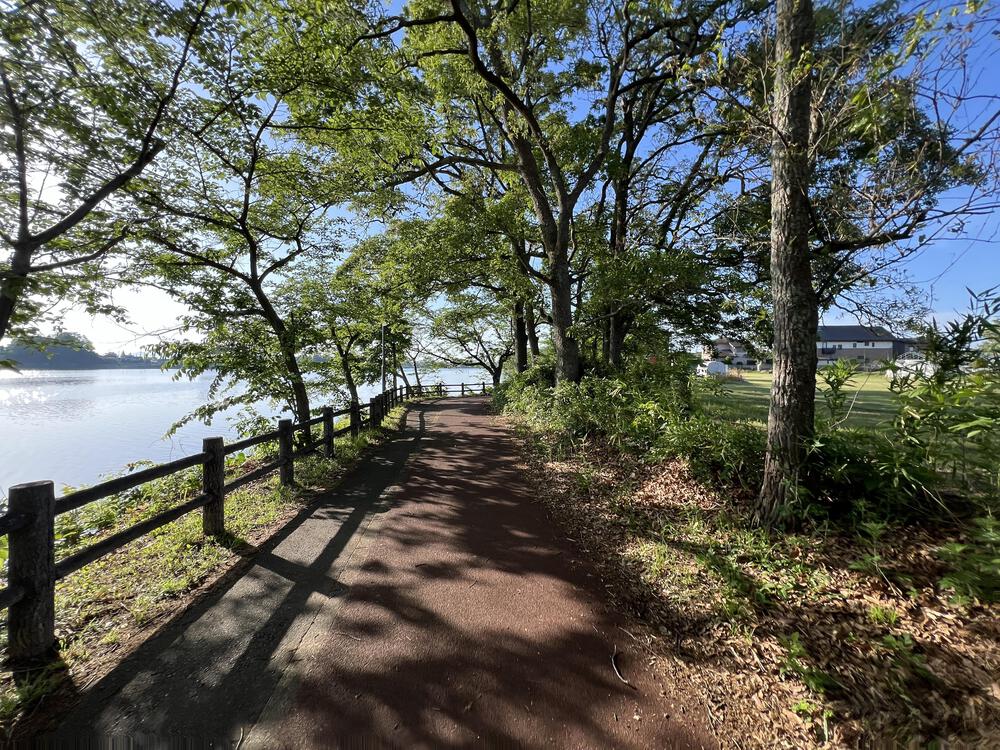 毎週パークランが開催される砂沼の周回コースの写真4