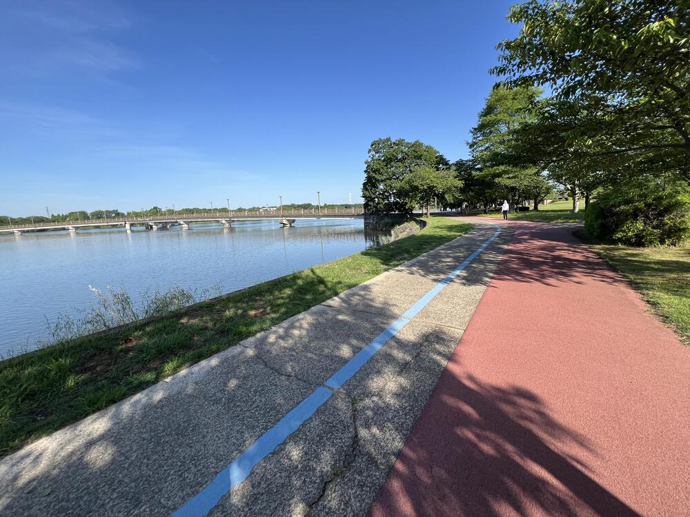 毎週パークランが開催される砂沼の周回コースの写真7