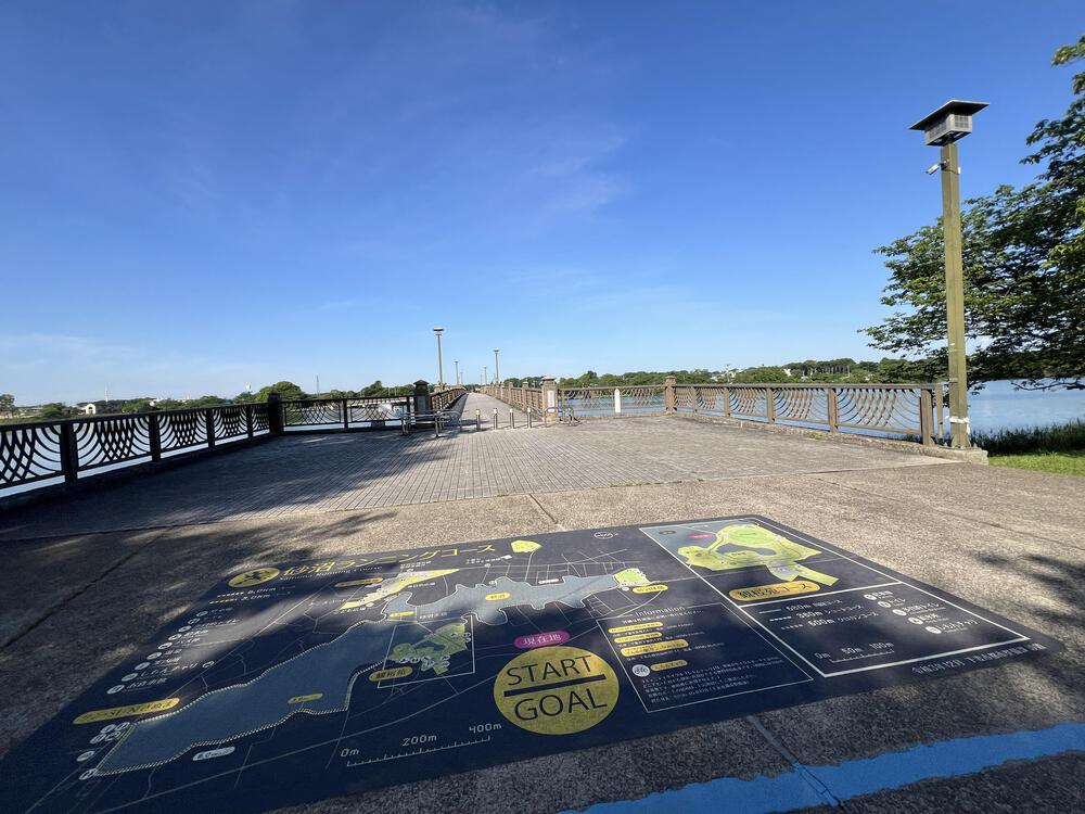 毎週パークランが開催される砂沼の周回コースの写真8