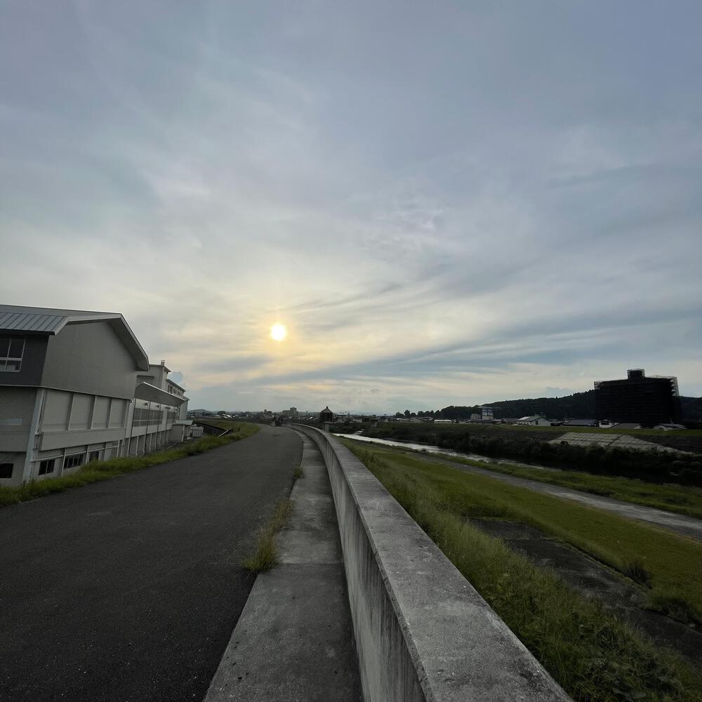 夕陽追いかけ磐井川、展望台への激坂悶絶ジョグ8キロの写真5