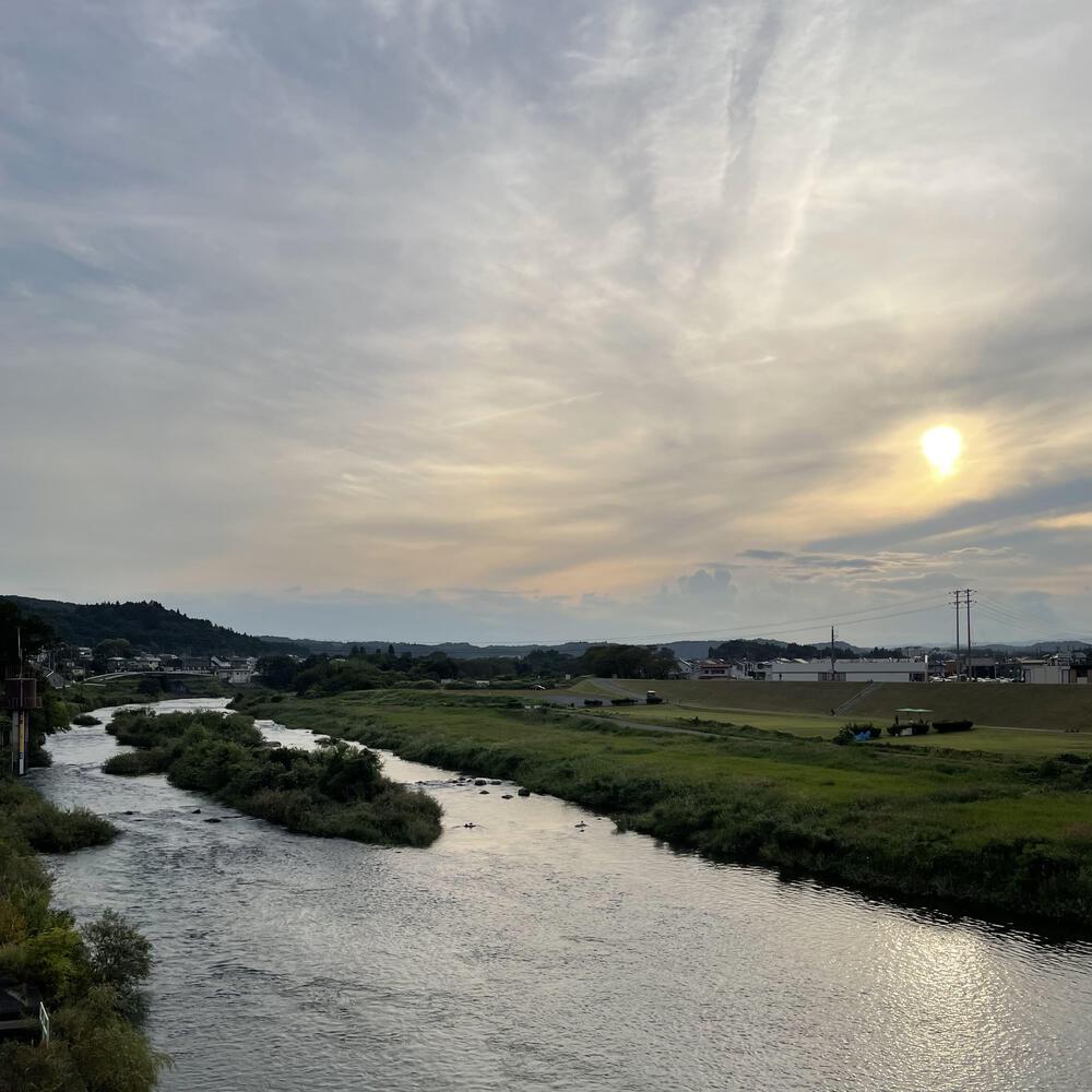 夕陽追いかけ磐井川、展望台への激坂悶絶ジョグ8キロの写真11