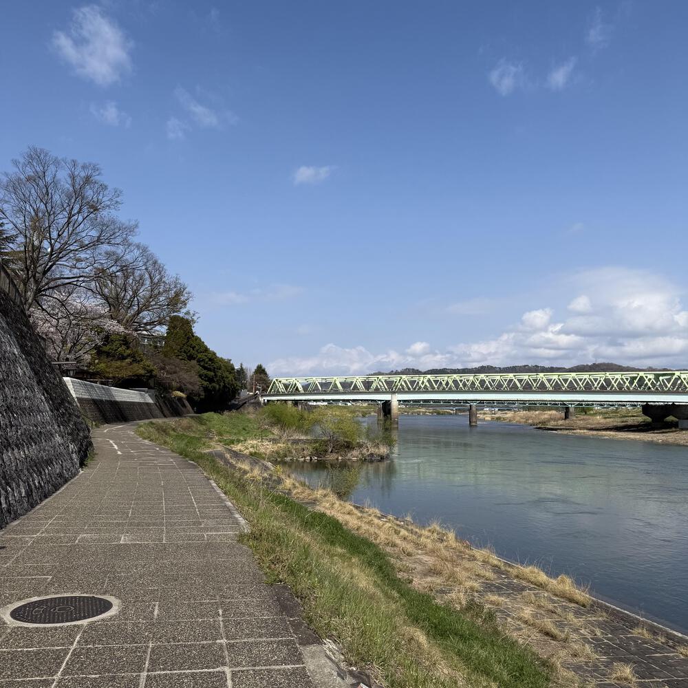 【福島駅西口発】お花見のんびり阿武隈川ジョグの写真14