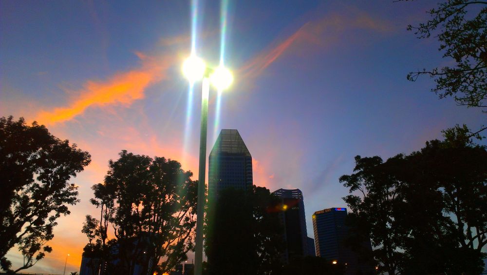 F1シンガポールグランプリのコースを走るの写真5