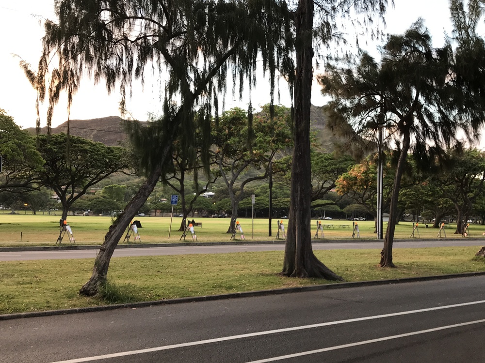 ワイキキビーチからダイアモンドヘッド山麓までの写真3