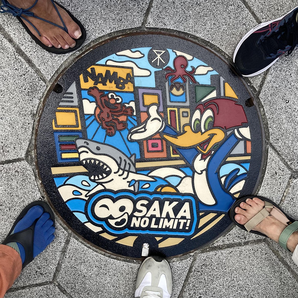 USJ25周年記念マンホールめぐりの写真3
