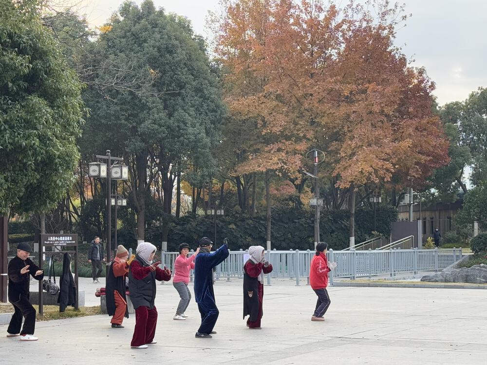 温州市の自然豊かな白鹿洲公園の写真3