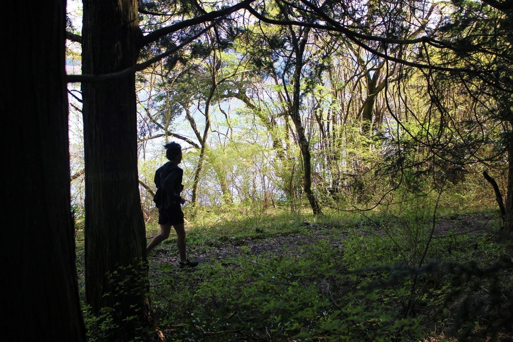 箱根駅伝往路ゴールを目指す！芦ノ湖西岸クロカン12kmの写真9