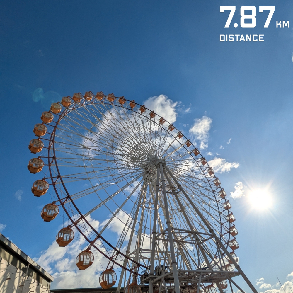 蒲郡_潮風ランニング（竹島経由 〜 ラグーナテンボスGoal!!）の写真4