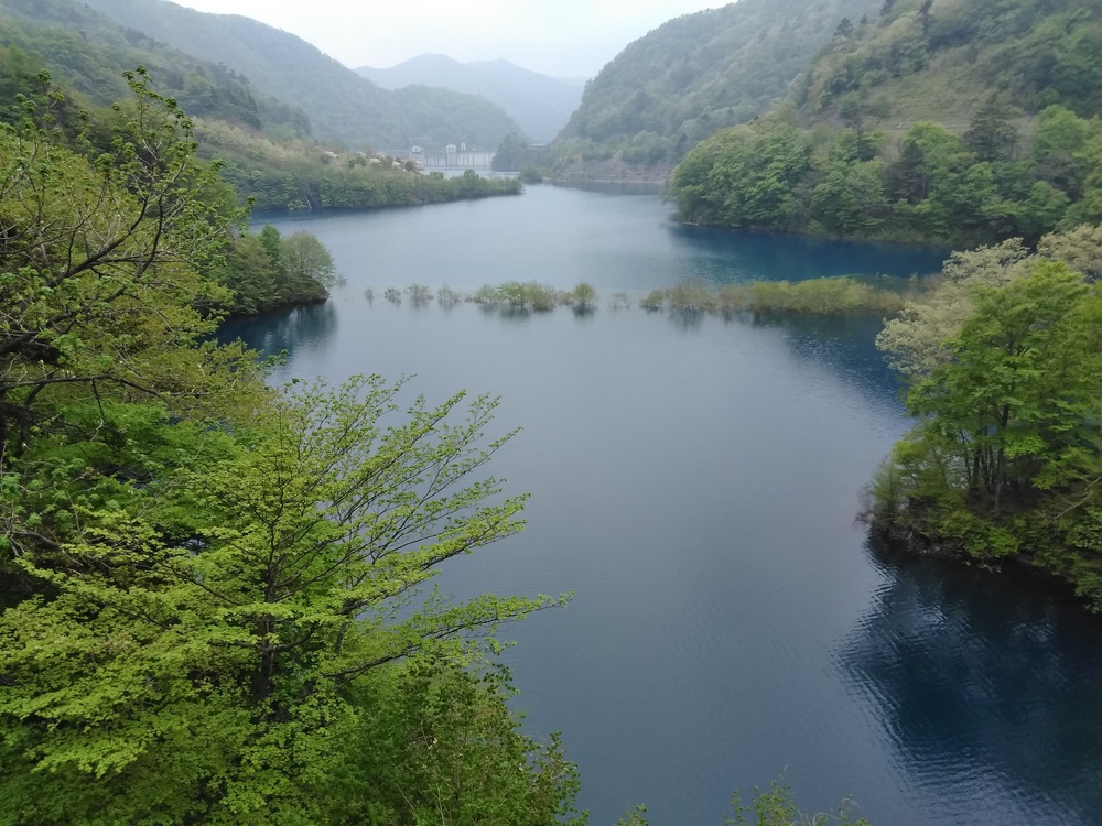 ダムマニア必走！奥四万ダム湖周回。の写真8