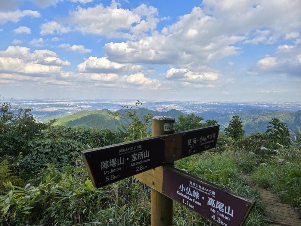 陣馬山から高尾山に抜ける「奥高尾縦走コース」のトレランの写真6