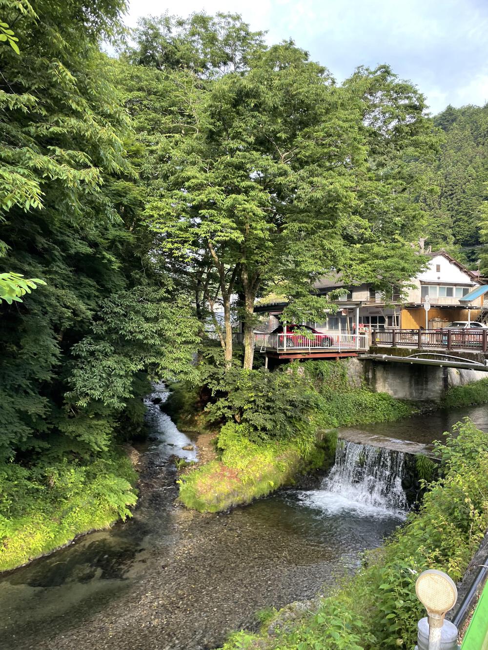 川のせせらぎを感じながら走る夕やけ小やけからのtrip runの写真4