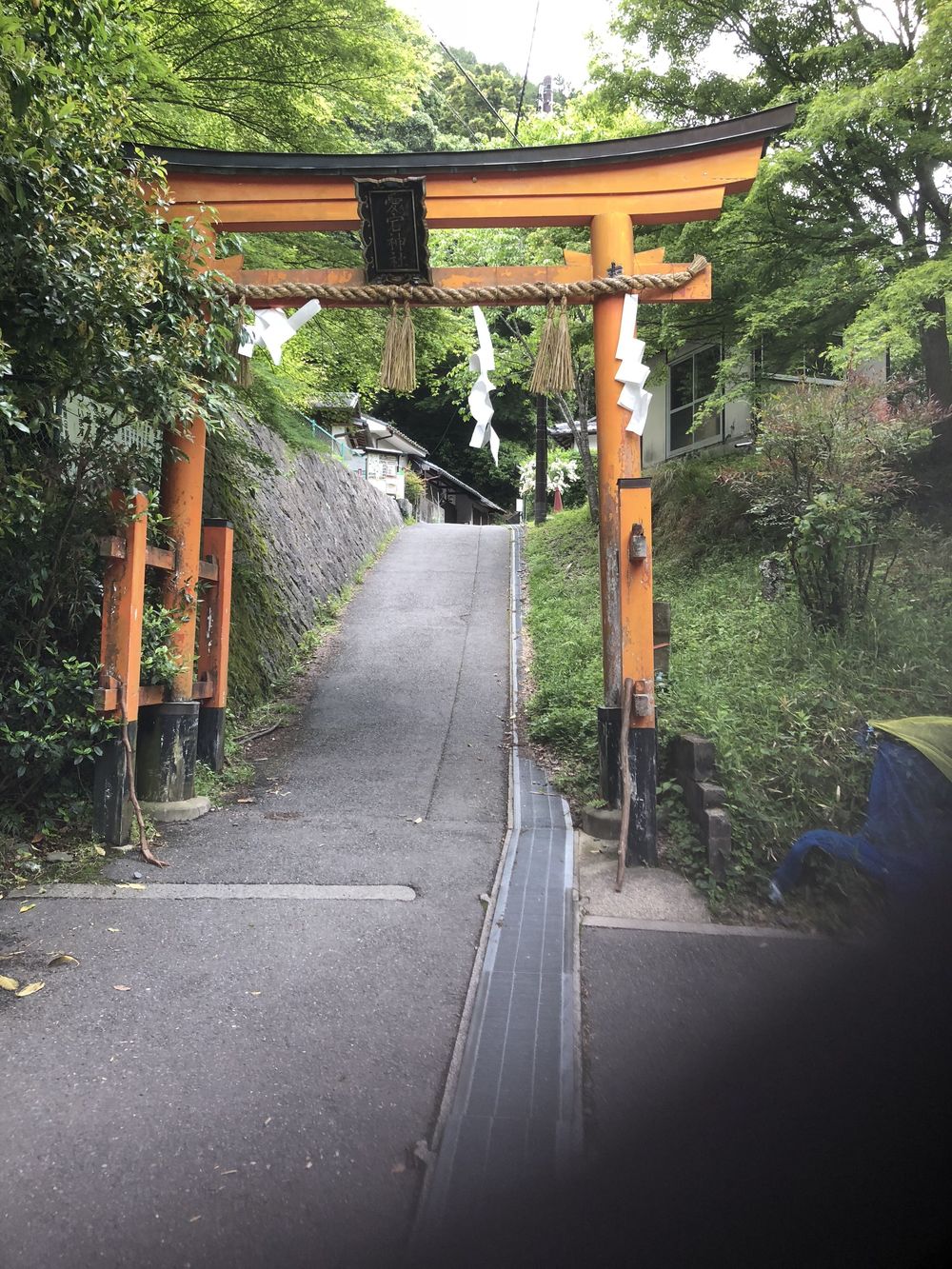 清滝のバス停から愛宕山神社本殿経由して水尾、保津峡駅の写真23