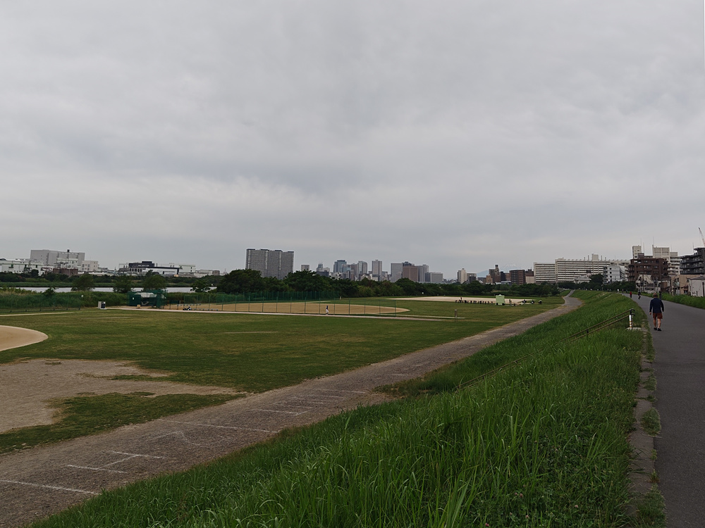 【東京都】羽田空港～多摩川河川敷～六郷橋～和渦製麺～糀谷駅の写真4