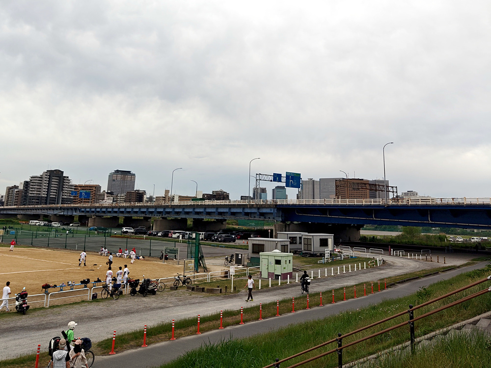 【東京都】羽田空港～多摩川河川敷～六郷橋～和渦製麺～糀谷駅の写真5