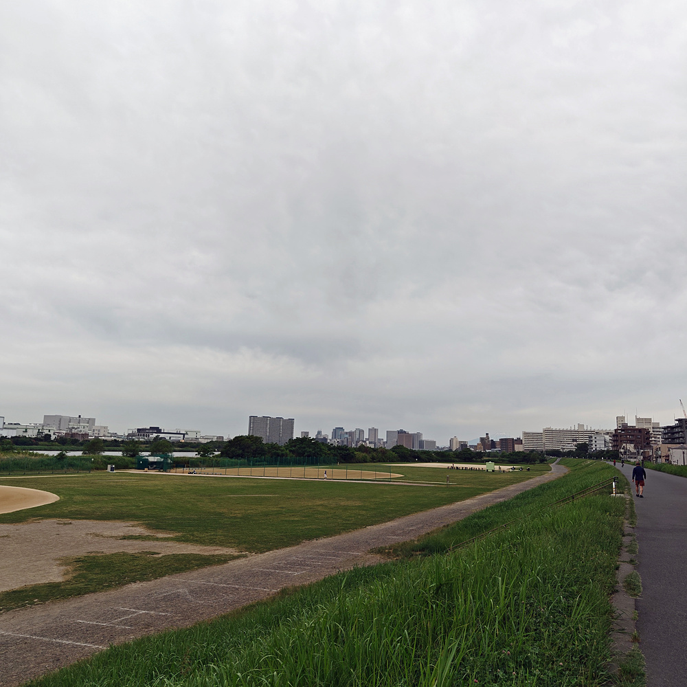【東京都】羽田空港～多摩川河川敷～六郷橋～和渦製麺～糀谷駅の写真4