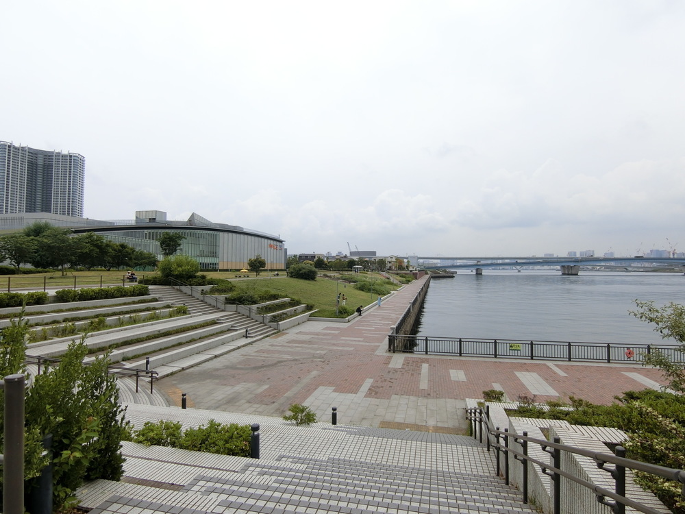 オープンしたての＜豊洲ぐるり公園＞の超気持ち良い湾岸ビューコースの写真6