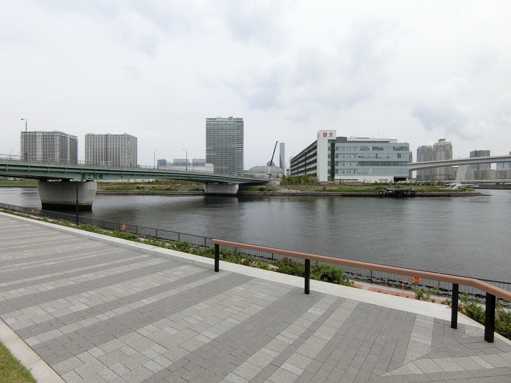 オープンしたての＜豊洲ぐるり公園＞の超気持ち良い湾岸ビューコースの写真12