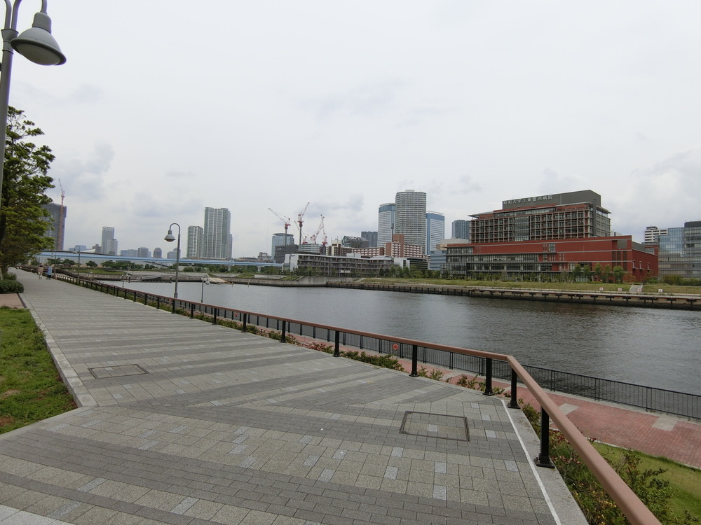 オープンしたての＜豊洲ぐるり公園＞の超気持ち良い湾岸ビューコースの写真16