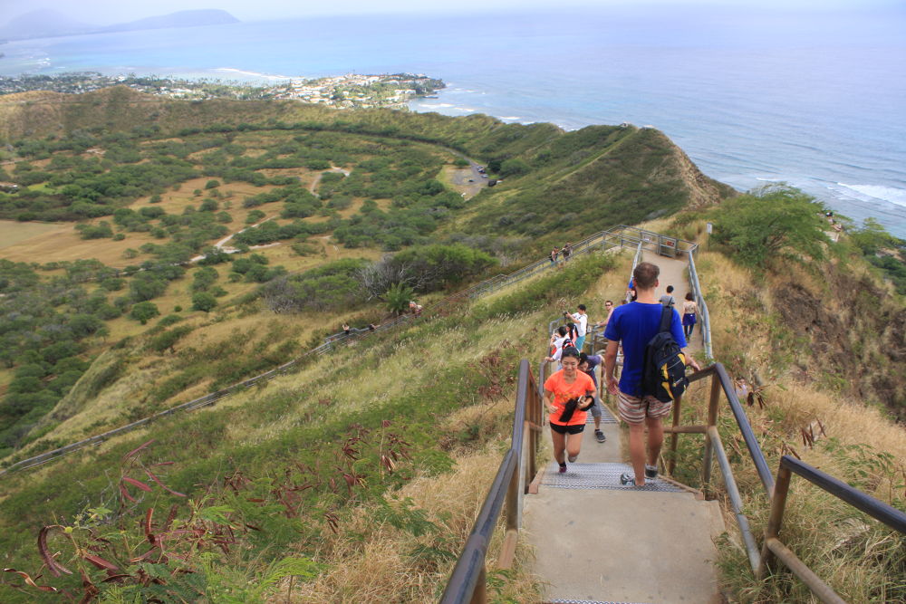 ダイヤモンドヘッドを走る。の写真10