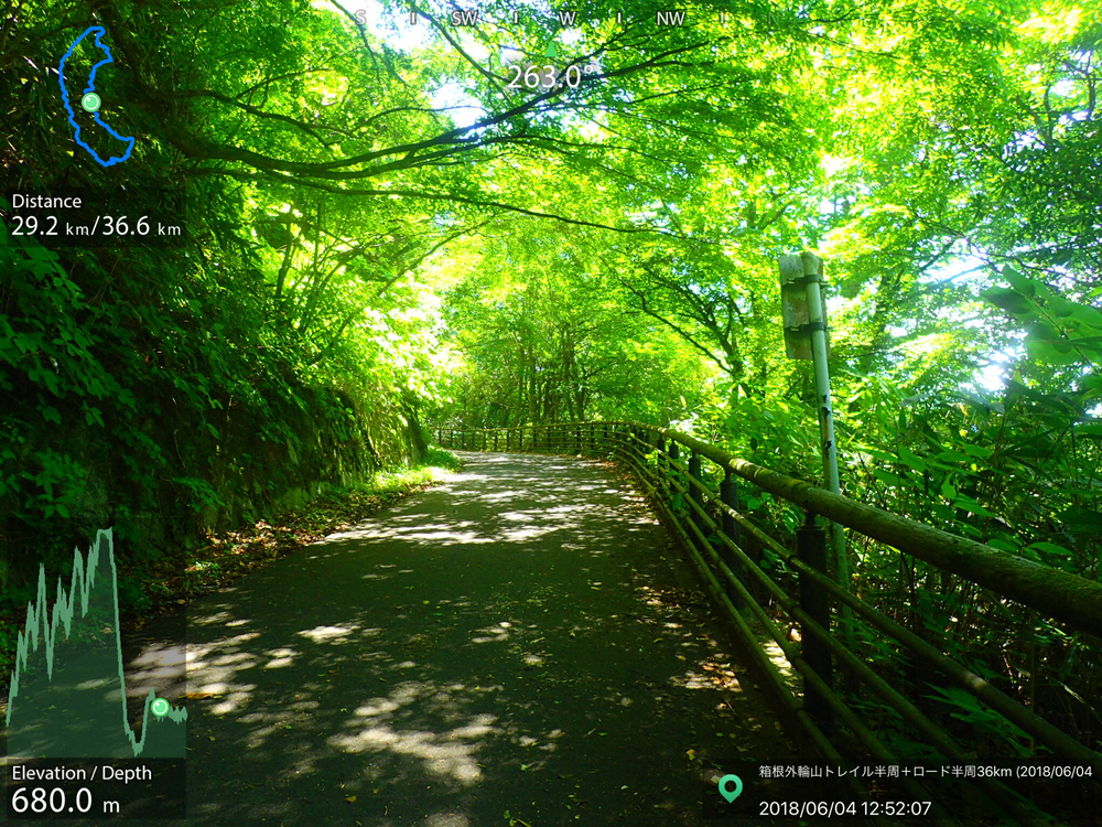 芦ノ湖ぐるりトレイル&湖畔ロード36kmの写真8