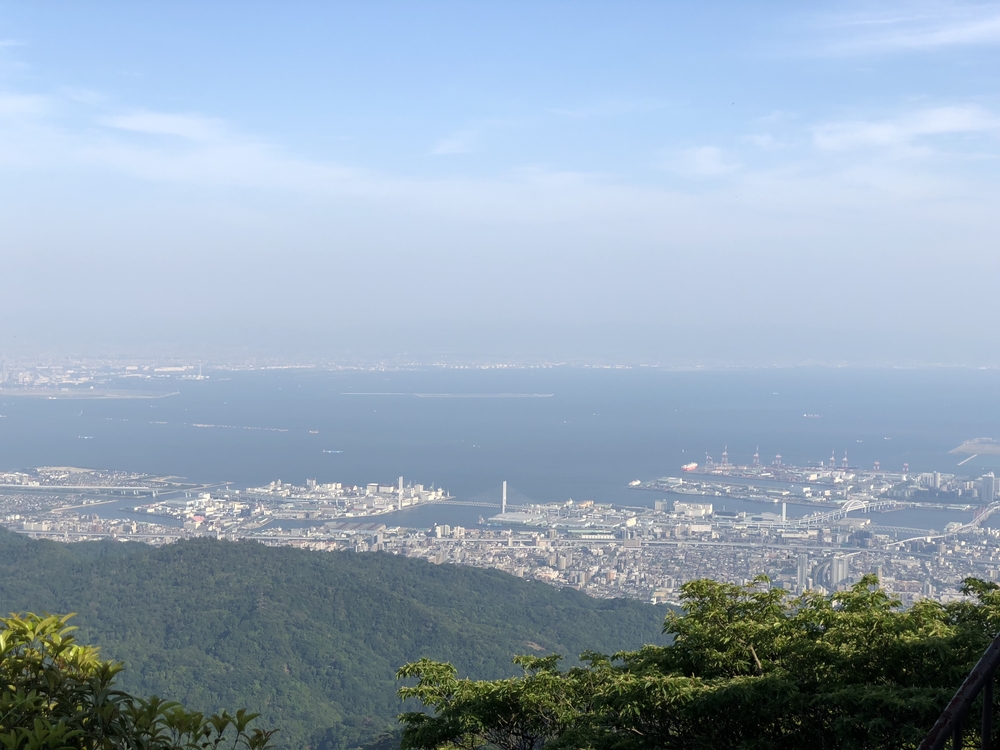 六甲山頂ロープウェイから六甲山頂経由して、魚屋道で有馬温泉の写真4