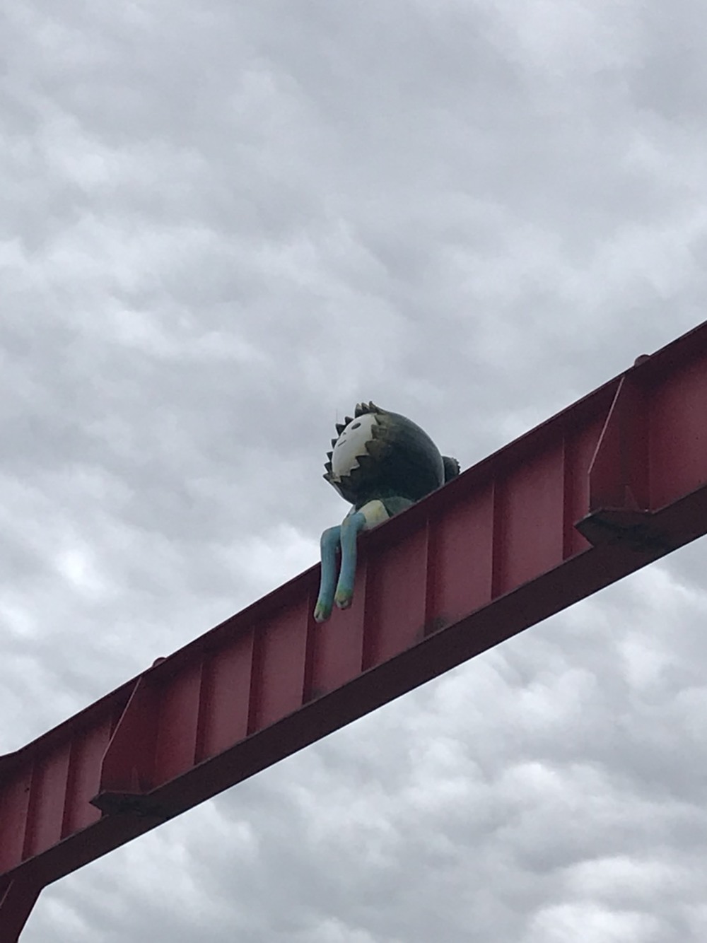 別府湾に沈む夕日を見ながら「マッテルモン」をゴールにするランコースの写真3