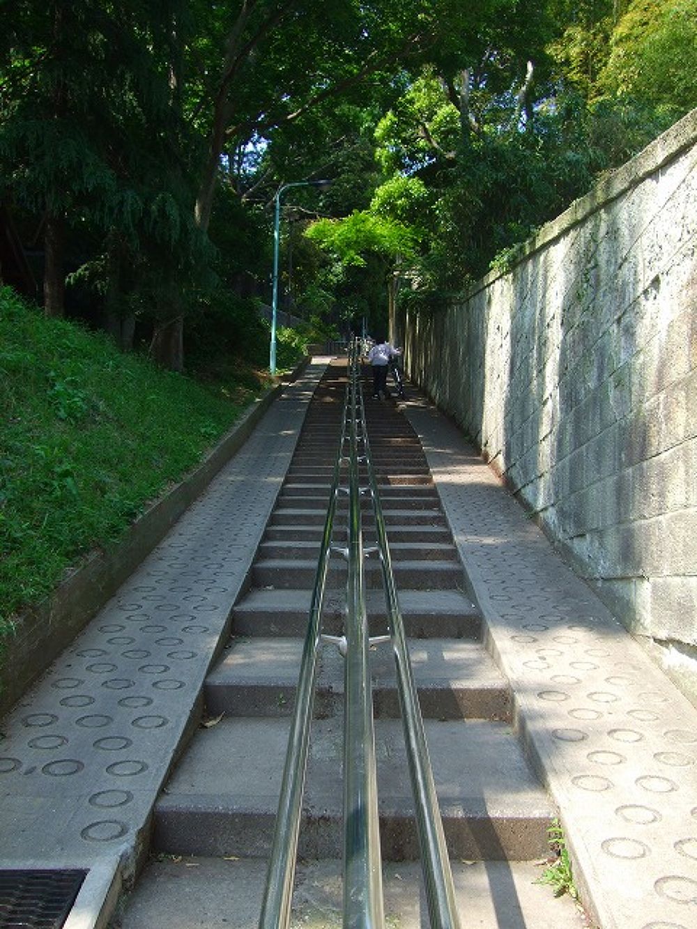 都会の階段③文京区の胸突坂の写真3