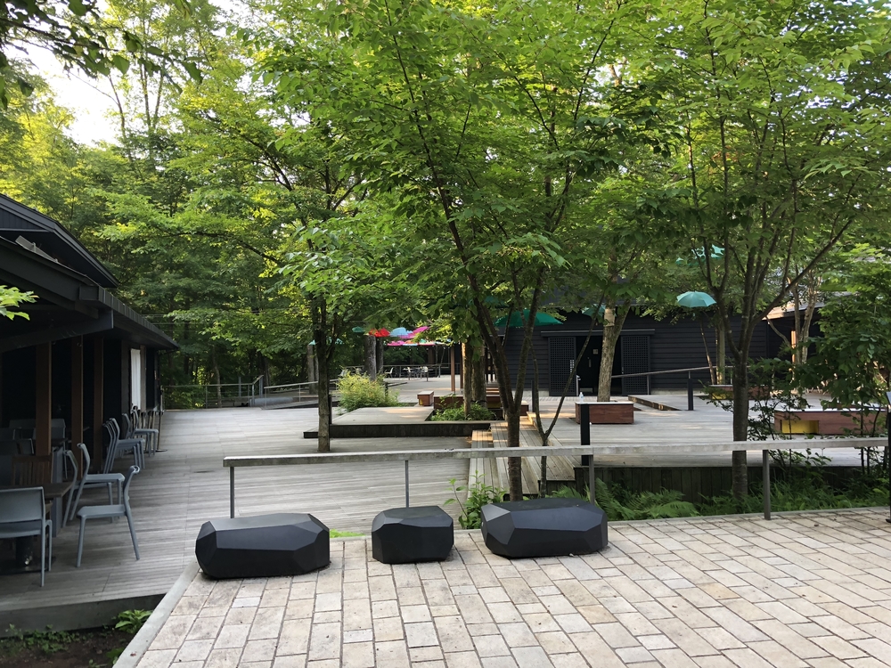 星野リゾート軽井沢を満喫するモーニングラン5kmコースの写真5