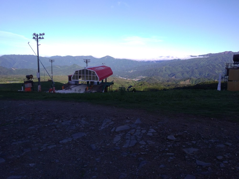 鷲が岳スキー場頂上　トレイルの写真13