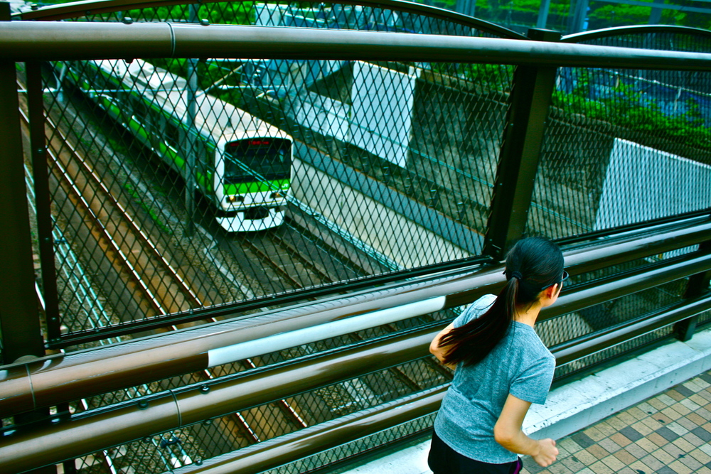 新宿〜五反田・JR山手線と並走ランの写真3