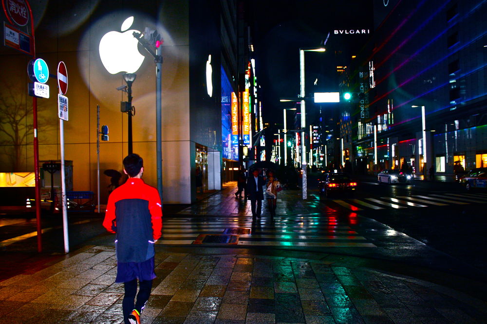 あなたはドコへ行く？②夕方の銀座ランの写真3