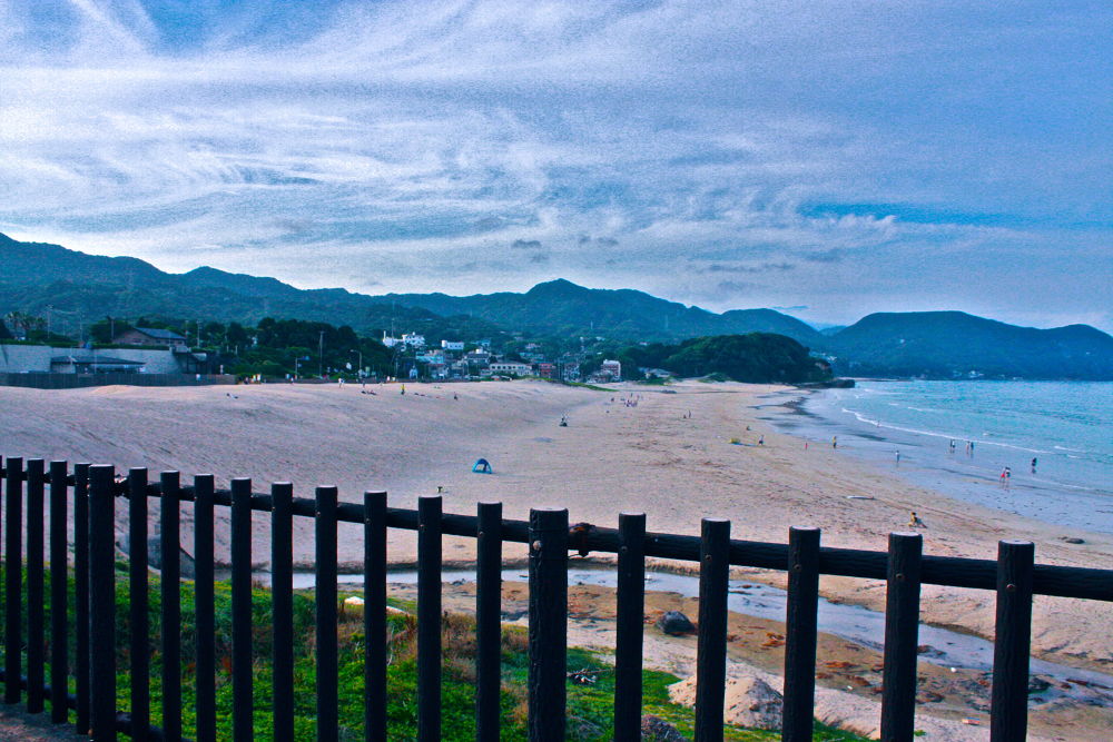 伊豆下田・白浜海岸と紫陽花とペリーロードの写真3