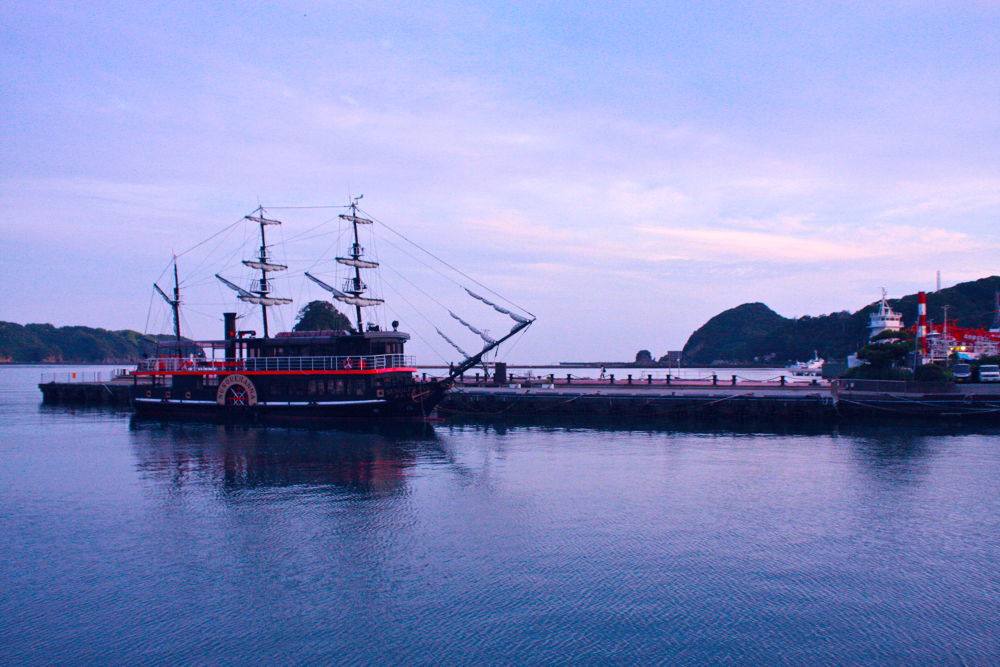 伊豆下田・白浜海岸と紫陽花とペリーロードの写真10