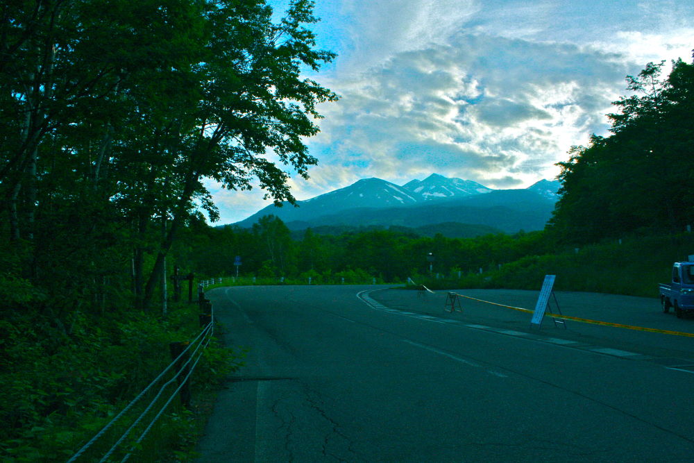 大雪渓！！乗鞍天空マラソンコース30kmの写真3