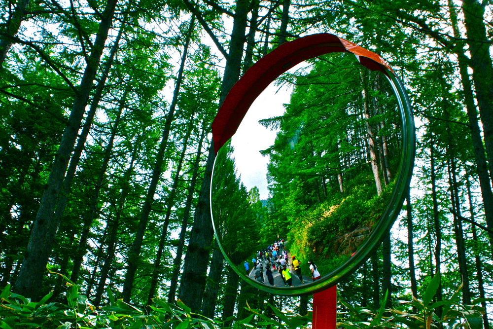 大雪渓！！乗鞍天空マラソンコース30kmの写真5