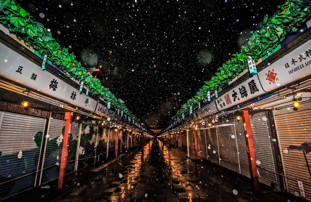 静寂なひとときを感じられる朝と夜の浅草の写真8