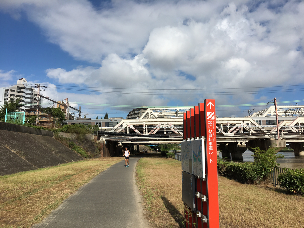 新大阪駅から神崎川→淀川周回コースの写真13