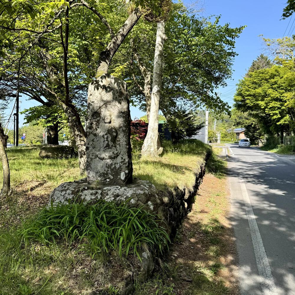 信濃追分「コスモス街道の碑」と御影用水（千ケ滝湯川用水温水路）の写真9