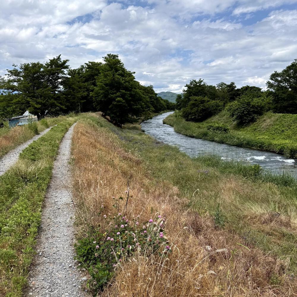 安曇野穂高の田園エリアをお散歩ジョグの写真11