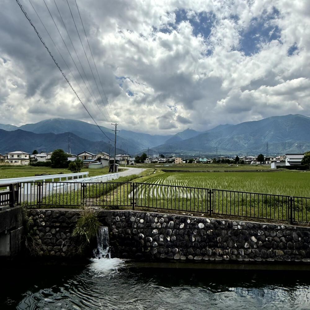 安曇野穂高の田園エリアをお散歩ジョグの写真41