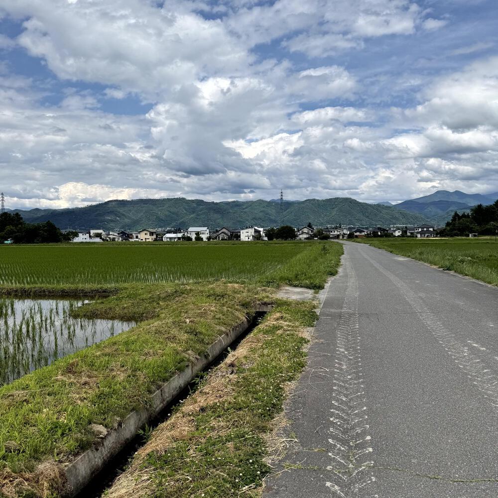 安曇野穂高の田園エリアをお散歩ジョグの写真43