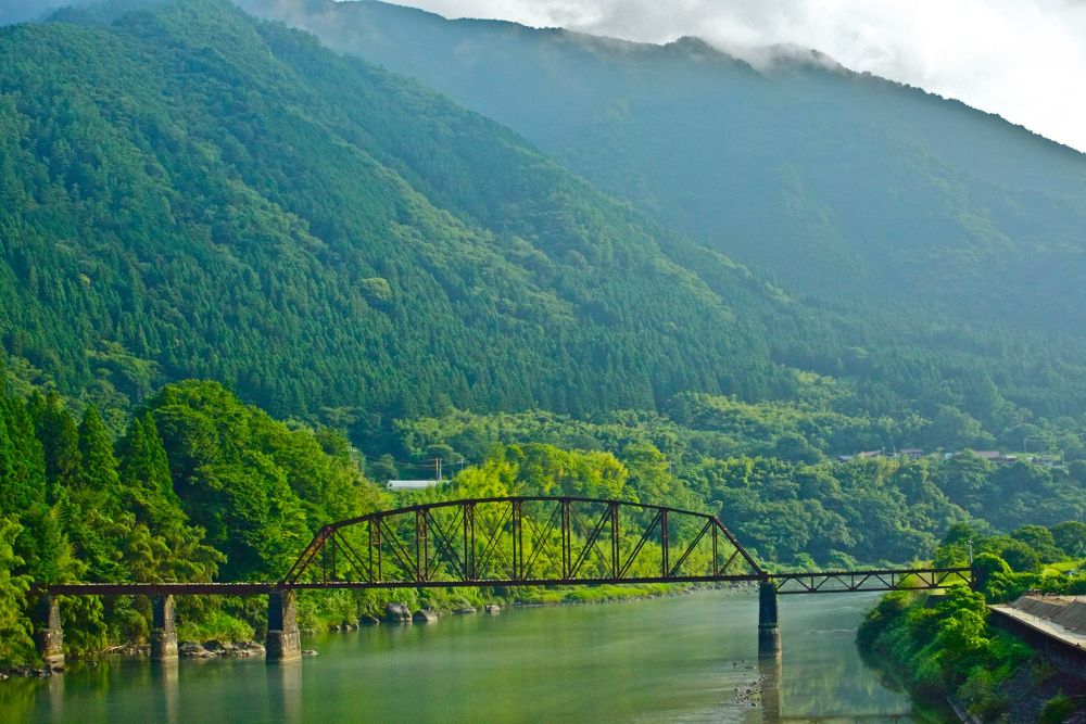 驚心動魄・エメラルドグリーンの阿寺渓谷の写真10