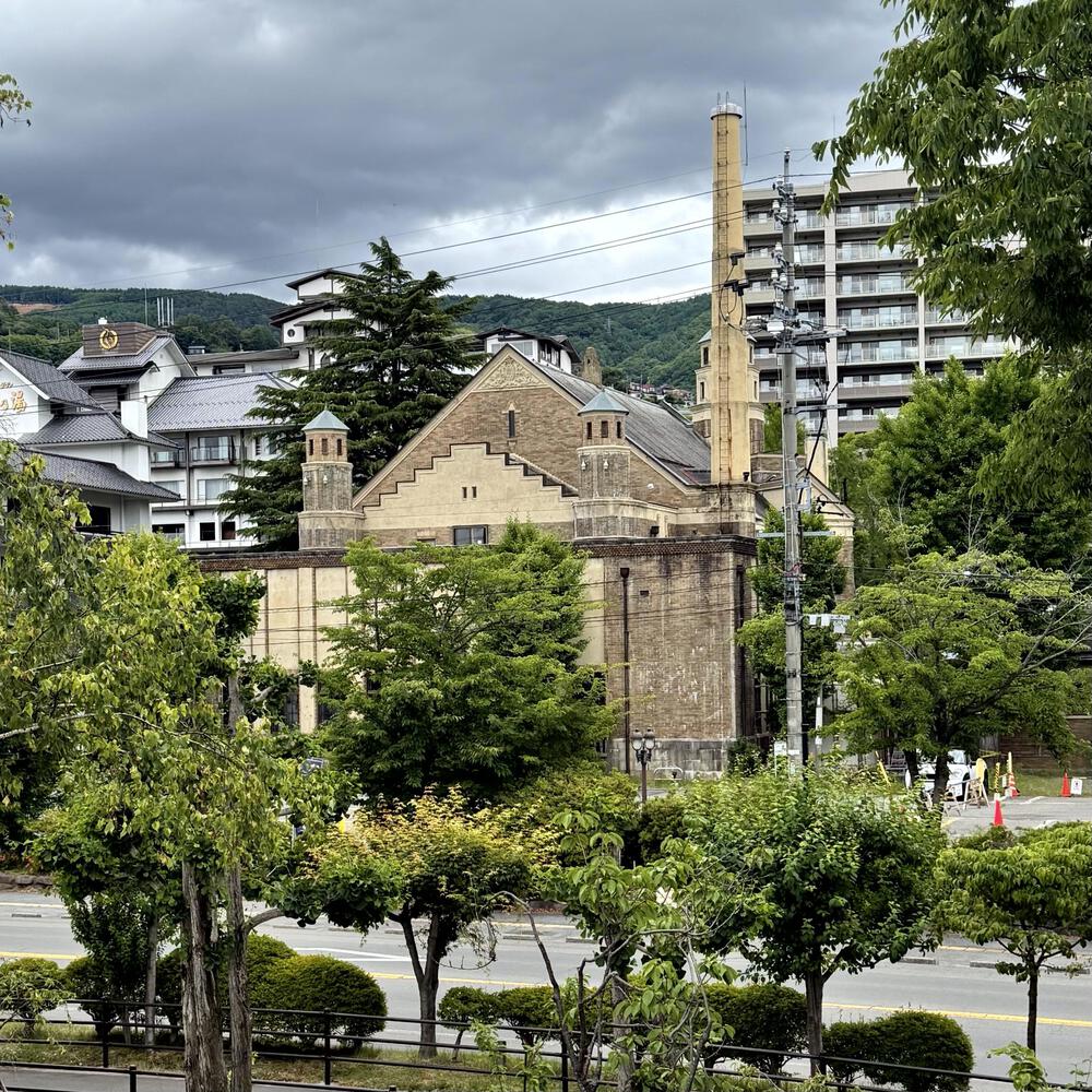 国重要文化財「片倉館」にランステできたので諏訪湖1周の写真25
