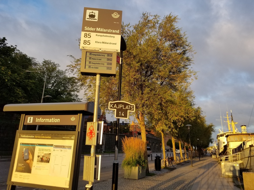 ストックホルム中心街の水辺とプチトレイルの写真13