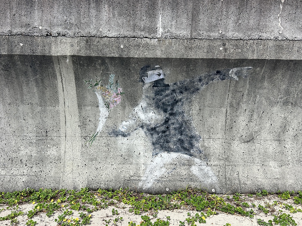 バンクシーを探せ！in高萩海岸の写真4
