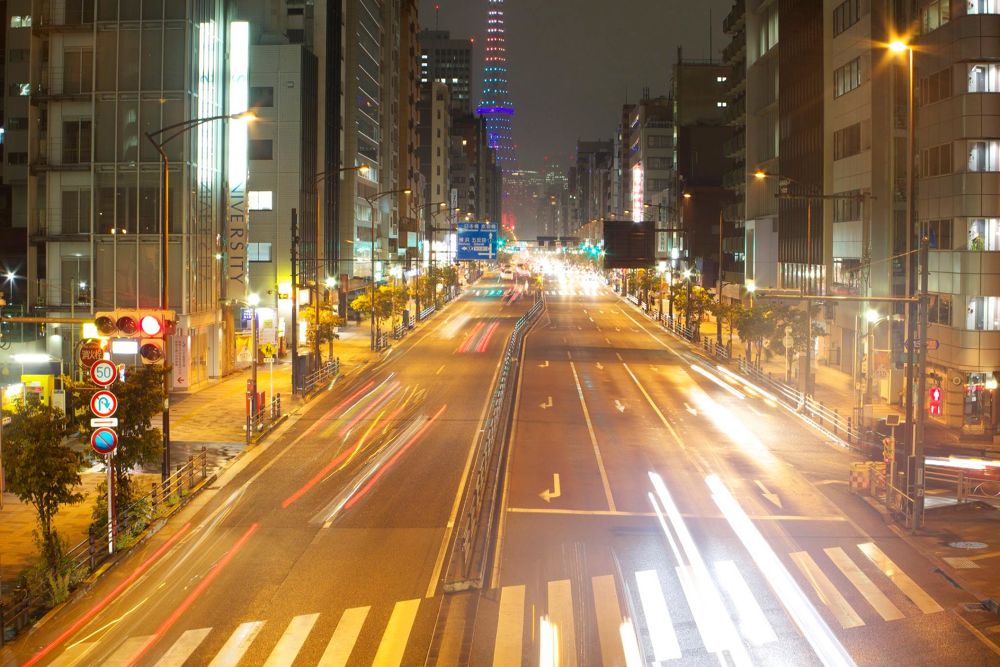 東京タワーに向かう道の写真3