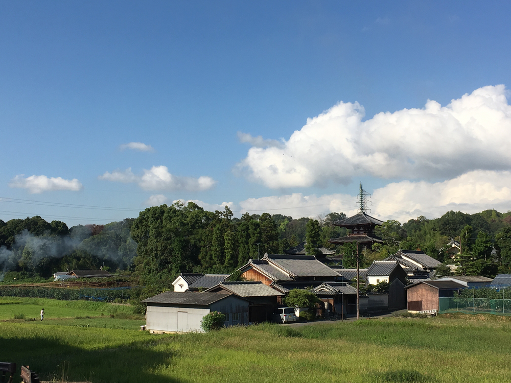 斑鳩三塔と龍田道の写真4