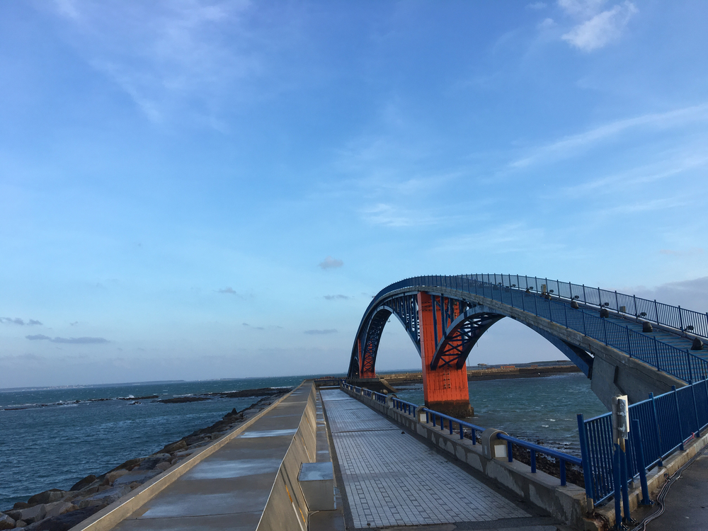 台湾膨湖島・馬公市の海水浴場と漁港の写真5