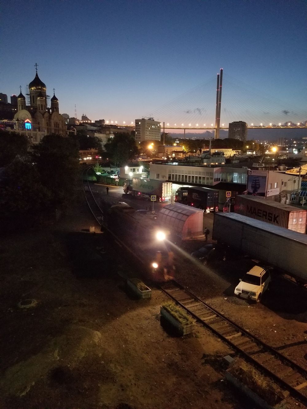 ウラジオストク早朝ラン：早朝の金角湾を見に、鷹の巣展望台へ　の写真3