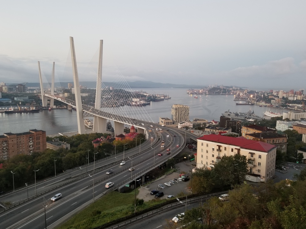 ウラジオストク早朝ラン：早朝の金角湾を見に、鷹の巣展望台へ　の写真6